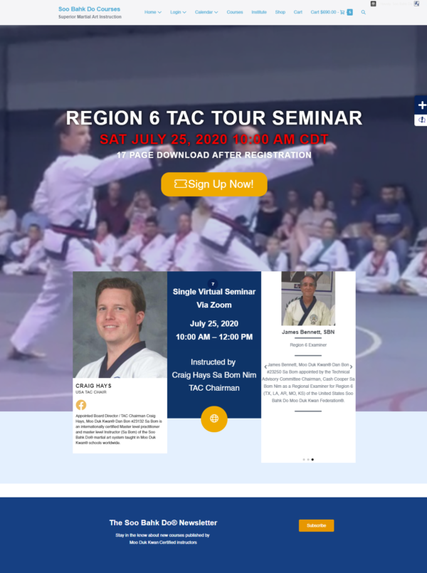 Region 6 TAC Tour Seminar