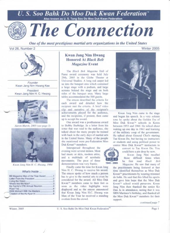 thumbnail of 2005 Winter Usa Moo Duk Kwan Federation Newsletter